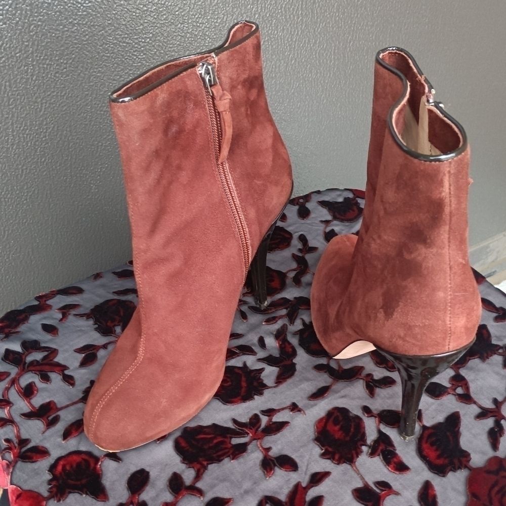 Jean Michel Cazabat Suede Booties